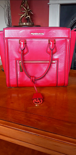 Michael kors red leather - michael,