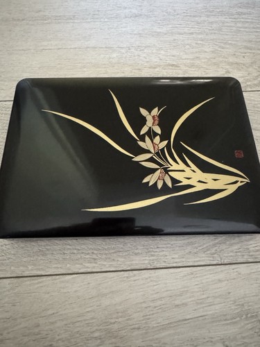 Japanese lacquered calligraphy - japanese,