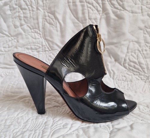 Bally halda black patent - bally,