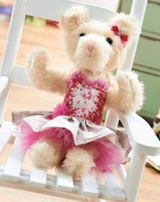 BALLERINA BEAR~TOY SEWING PATTERN~FULL-SIZE TEMPLATES~MAGAZINE EXTRACT