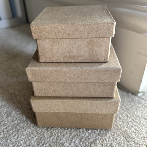 Square shaped boxes craft - shaped,
