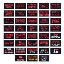 Embroidered Motorcycle Biker