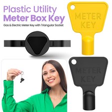 Utility meter box - meter, key