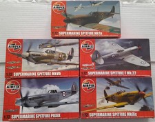 Airfix - 1.72 - 5 x Spitfires MkIa, MkVb, Mk IXc, PRXIX, F Mk.22
