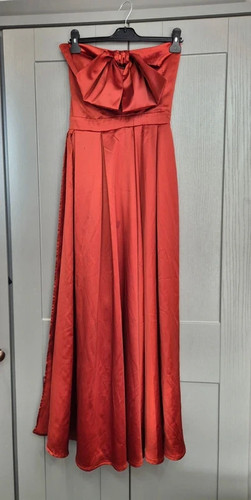 Women boohoo rust satin - women's,
