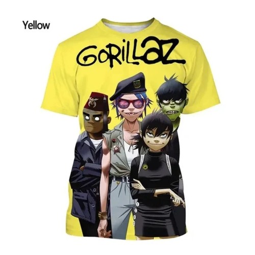 Gorillaz printed shirts - printed, t-shirts