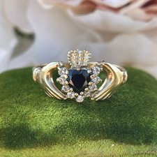 Vintage 9ct Gold Claddagh Ring