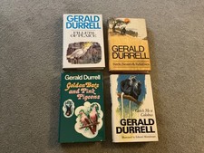 JOB LOT 4 x Gerald Durrell hardback FIRST EDITIONS 1969-77 all vgc with DJ’s