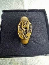 Roman Bronze Ring with Eagle