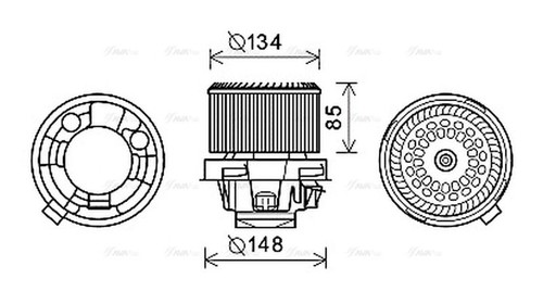 Ava cabin fan blower motor - ava,