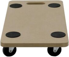 200kg Wheeled Platform Dolly Furniture Transporter Roller Trolley Wooden Board