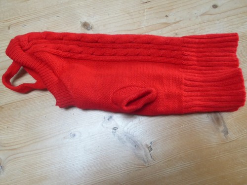 Knitted dog jumpers - knitted,