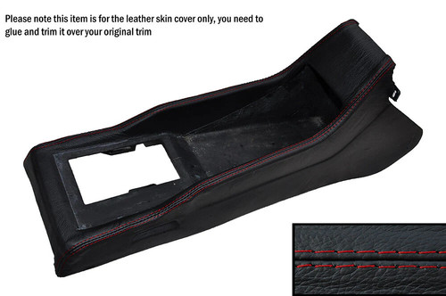 Red stitching centre console - stitching,