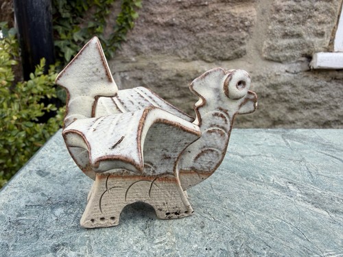 Vintage studio pottery - pottery, dragon