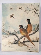 Original Painting of Pheasants