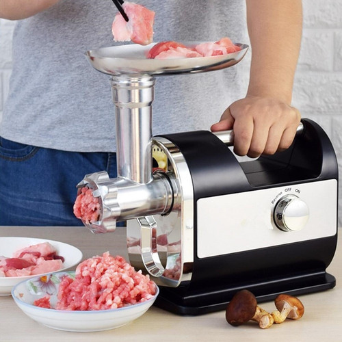 Electric meat grinder mincer - meat,