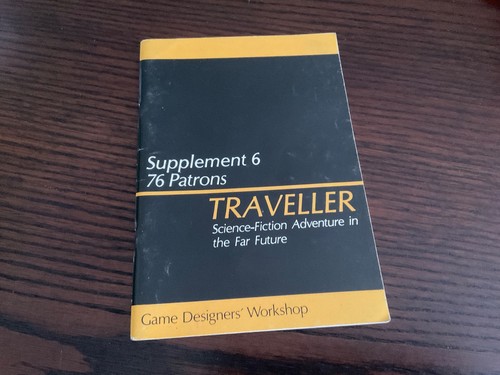 Traveller rpg supplement 6 - rpg, ,