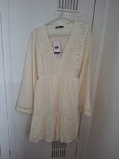 Tesco F&F Women's Cream Dress