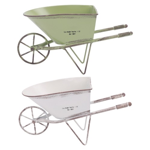 Antique wheelbarrow iron small - antique,