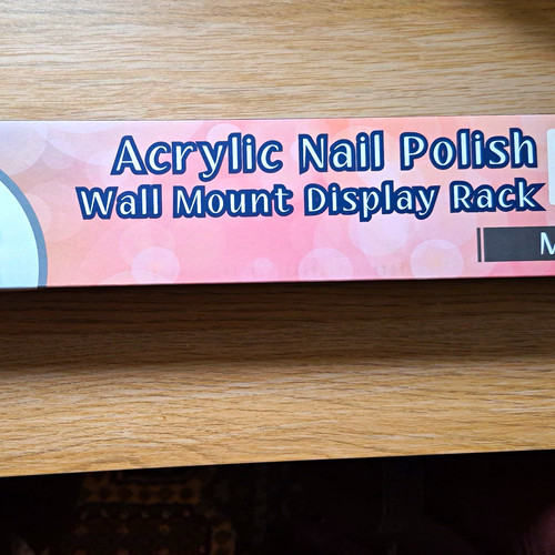Wall mounted acrylic - mounted,