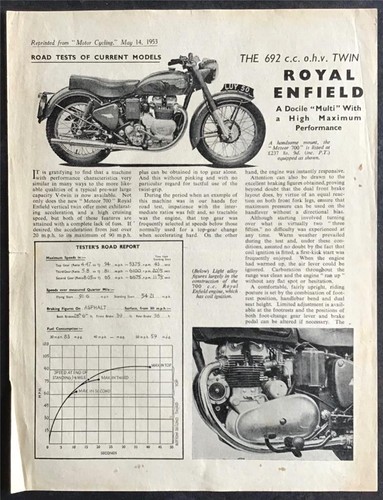 Royal enfield 692cc ohv - ohv, twin
