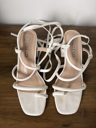 Cream lace block - cream, lace-up