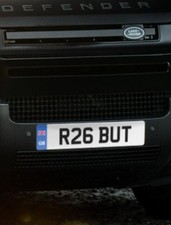 R26 But Private Plate Reg