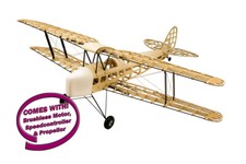 Tiger Moth 1.4M Balsa Kit (Includes 650kv Motor, 60a ESC & Prop) DW Model Plane