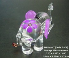 Multiple GLASS ELEPHANT Glass