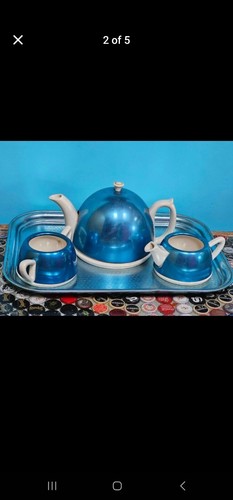 Everhot 1930 teapot set - teapot,