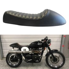 Black motorcycle hump seat - black,