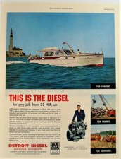 Vtg 1952 Detroit Diesel