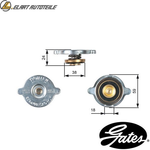 Radiator locking cover rc113 - locking,