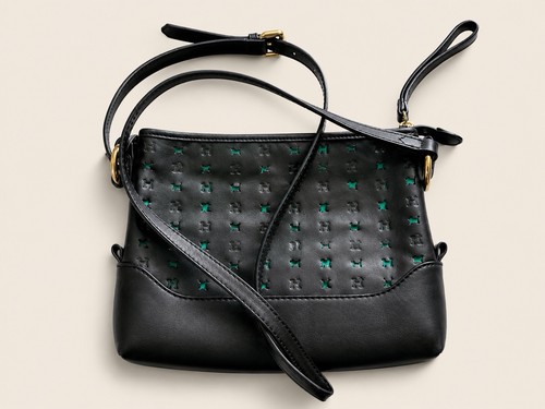 Radley black leather handbag - radley,