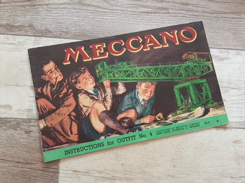 Meccano 1953 instructions for