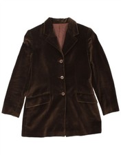 VINTAGE Womens 3 Button Velvet