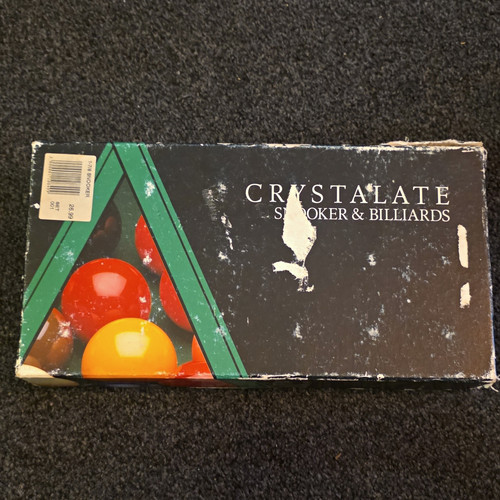 Vintage crystalate snooker - crystalate,