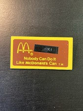 Vintage McDonalds 1980s Crew