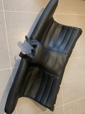 Porsche 944 Rear Seat Lower Section Black Vinyl Leather