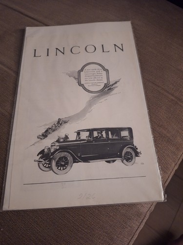Original 1926 lincoln - lincoln, car