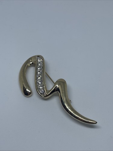 Gold tone clear stones - tone,