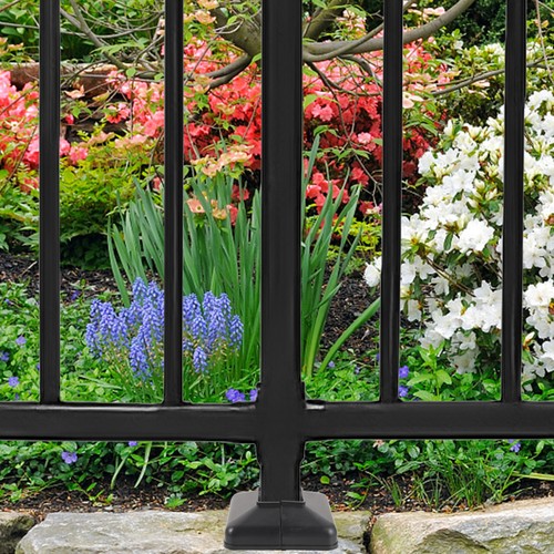 Pcs vinyl fence post safety - 6,