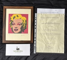 Andy Warhol (1928-1987) Hand Signed Original Limited Edition Print | w/ COA