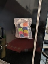 Set Of 9 Brand New Multicolor Fridge Magnetic Board Knobs Pegs £1.49!