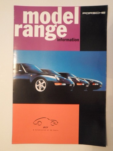 Porsche range orig 1993 1994 - porsche,