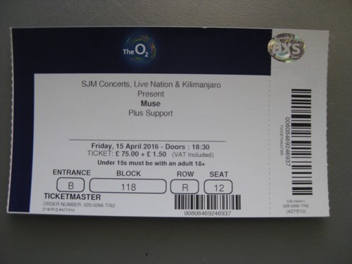Muse london 15 04 - muse, 15/04/2016