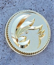 Legacy BLAZING PHOENIX Power Coin-Gold Made for Legacy Ranger Morpher