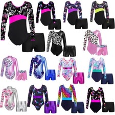 Girls Sparkly Leotard Long