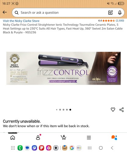 Nicky clarke frizz control - clarke,