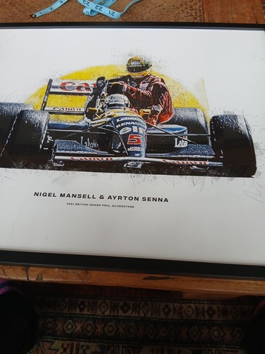 Nigel mansell and ayrton - nigel,